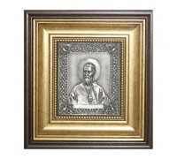 Серебряная икона Иоанн Кронштадтский